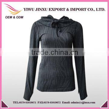 2016 Women Custom Hoodie Pullover Crewneck Workout Sports Gym Sweatshirt Wholesale