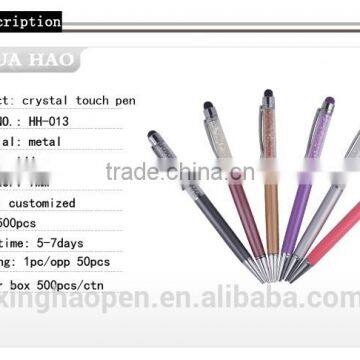 Office & School Supplies Crystal Ball Pen Customized Logo With Stylus Promotional Crystal Stylus Pen photo-2