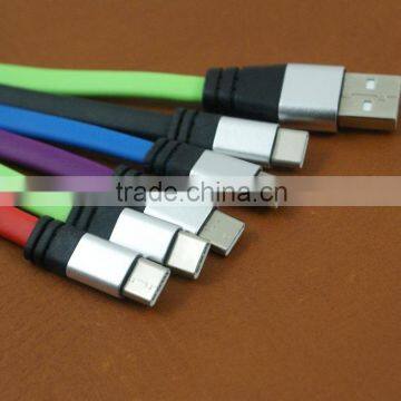 Factory Direct Sales Flat TPE 3.0 Interface Type-c Cable for OnePlus Two 2