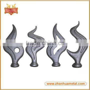 Garden fence spear top wrought iron spear