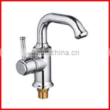 Sanitary ware accessories unique polished mixers wash hand taps water curved sink faucets T9105