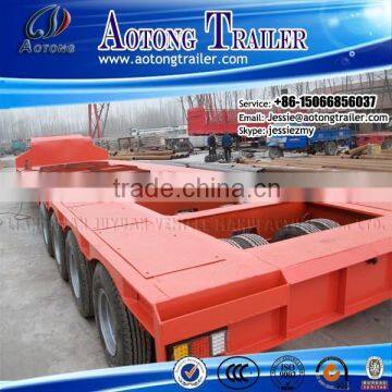 2015 brand new best selling 4 lines 8 axles large load low bed trailer for sale