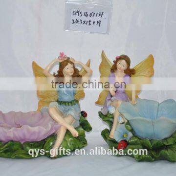 Beautiful Garden Resin Flower Fairy figurine decorative