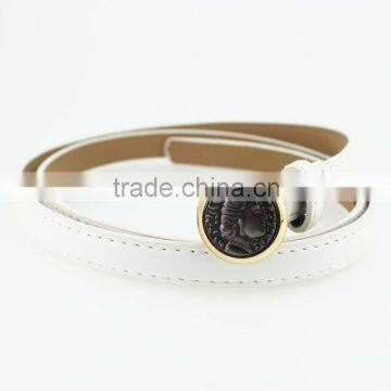 2015 NEW PU Fashion Girls Dresses Belt With Ebossed Bronze Buckles in Yiwu photo-4
