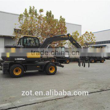 SDLG Made 6tons Wheel Excavator ZE906W Cheap for Exporting photo-4