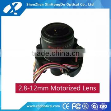 2016 new hot megapixel 1/2.5 inch F1.4 motorized m12 cctv zoom lens 2.8-12mm