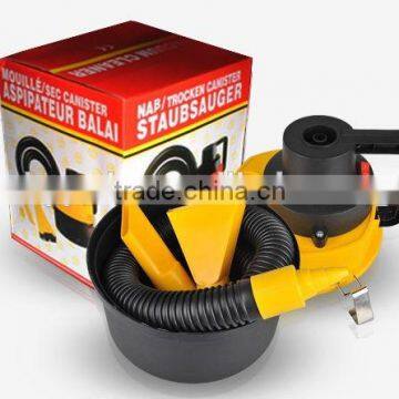 (WIN-602) Portable 12V Wet & Dry Canister Car Vacuum Cleaner Hose Inflation Pump DC Plug photo-2