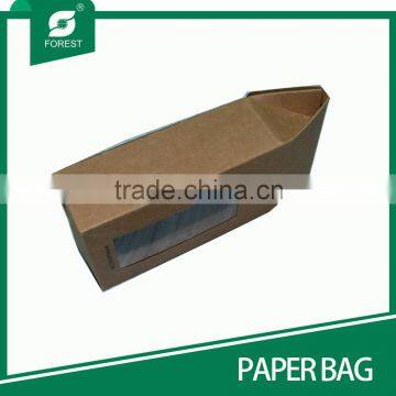 NEW PRODUCT KRAFT PAPER BAG WITH WINDOW PAPER BAG FOR FLOUR PACKAGING photo-6