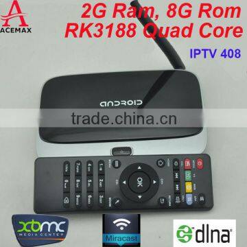 Acemax Latest Product IPTV408 Android 4.2.2 Google tv Box