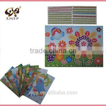 diamond mosaic tiles/tile mosaic stickers/eva puzzle