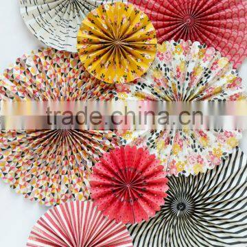 Tissue Paper Fans Wedding Backdrop Decoration Party Supplies