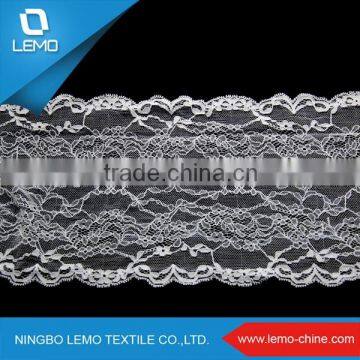 Wholesale Soft Swiss Organza Flower Lace Trimming Jacquard Fabric Lace