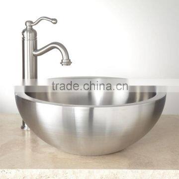 Stainless Steel Round Bathroom Sinks, Lavatory Sinks