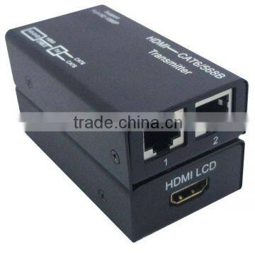 Shenzhen HDMI Extender 60M over dual Cat5E/Cat6 Cable