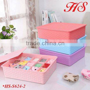 15grids socks organizer with lid socks storage box