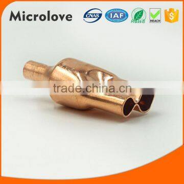 Factory supply use for shunted copper alloy tee