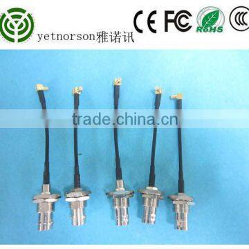 N Female to right angle mmcx pigtail coaxial cable with 179 cable 8cm