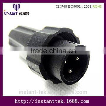 INST 3pins overmolded power cable connectors