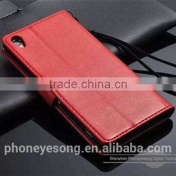 Wholesale Luxury leather case in factory price For SONY Z3