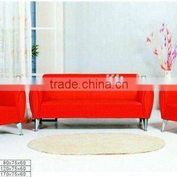 2015 New Model Fabric Curved Red Round Sofa B88