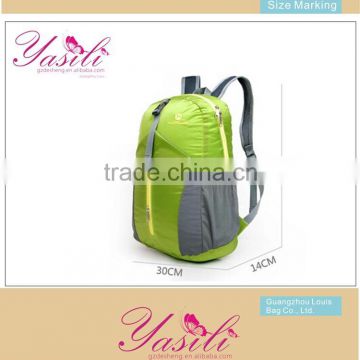 outdoor folding travel backpack in guangzhou factory Colorful Simple Stylish