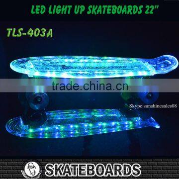 2016 NEW board 22 inch or 27 inch completed 22" electric skateboard price with light