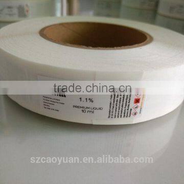 OEM Customized adhesive label sticker in Roll