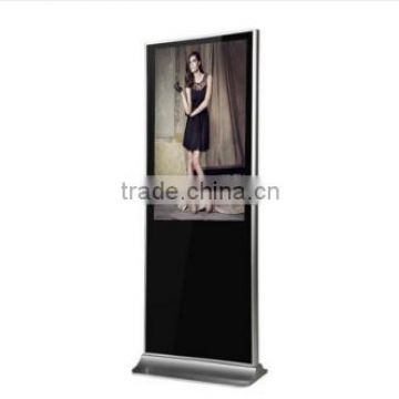 Indoor android HD ads Kiosk network version LED Ad Display Touch Screen