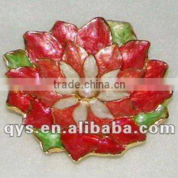 Decorative Jewelry Plate in Flower Design