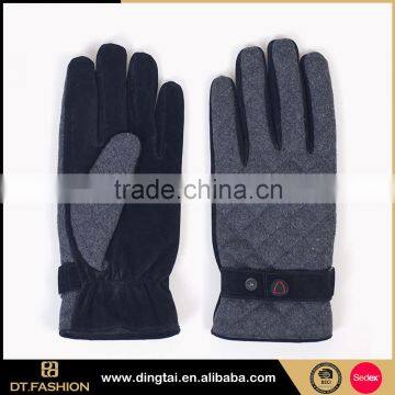 Low price cotton work glove deerskin glove leather glove importers