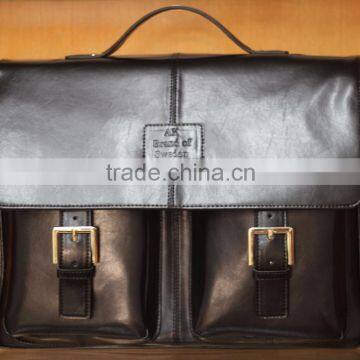 2016 New Design Custom Genuine Leather Laptop Bag, Top Grain Briefcase for Business Laptop Bag,fashion Cattlehide Laptop Bag photo-2