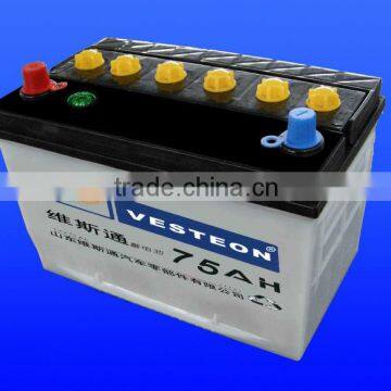 MAINTENANCE FREE CAR BATTERY 57539MF/DIN75MF 12V/75AH