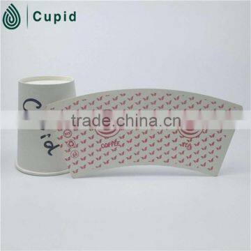 HZTL Wholesale Disposable Single Wall Cold Drink Paper Cup Fan Coated PE