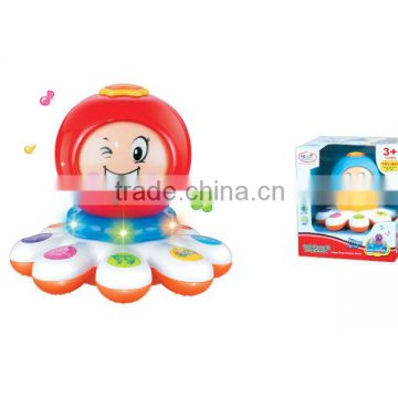 Wholesale funny educational baby BO musical octopus toy