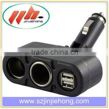 3 in 1 multi-purpose USB car charger cigarette lighter adapter