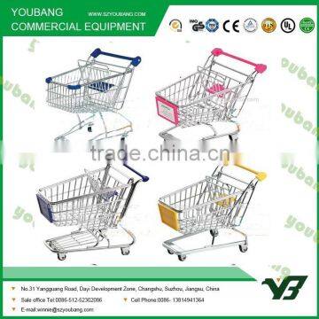 Colorful chrome plated mini trolley