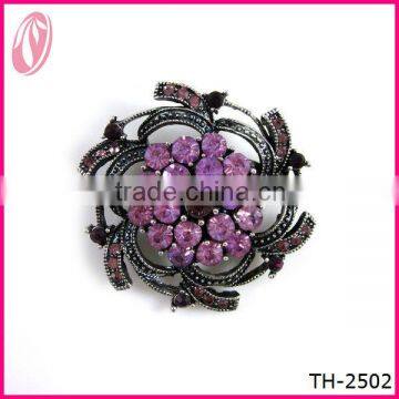 Goody Purple Diamond Based Brooch for Kids