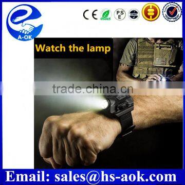 Q5 LED lamp of wrist watches lamp outdoor built-in rechargeable battery night running strong light flashlight