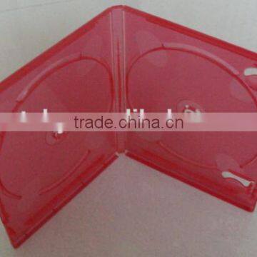 11mm Bluray Dvd Case Red Double With Print Blu-ray Logo