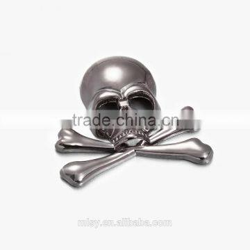High Quality Skull Washable Metal Label for Buyers Brightness C1-80060 photo-2