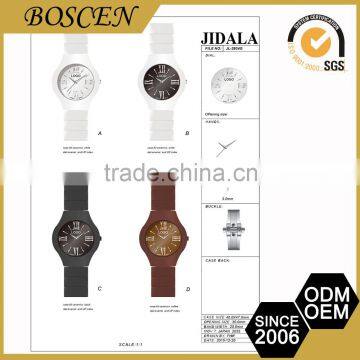 Oem Production Cheap Price Japan Movement Stainless Steel Watch Japan Movt