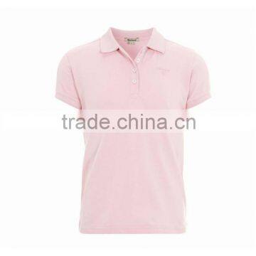 Pink polo shirts