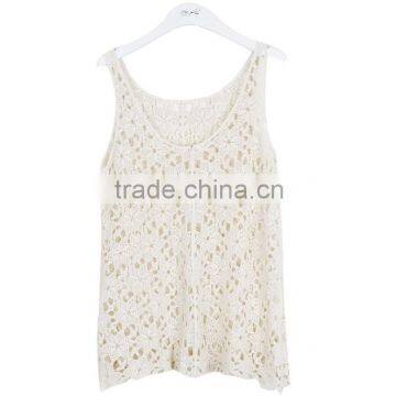 2016 Crochet Hollow Knitting Handmade Bikini Cover Top Blouse Dress photo-2