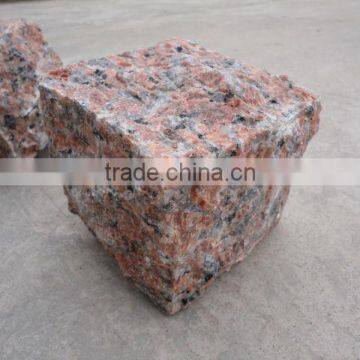 Chinese natural split maple red paving stone