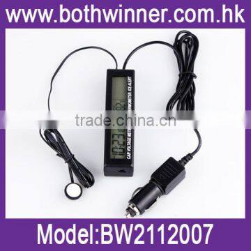 Car Temperature+ voltage on-board electronic clock