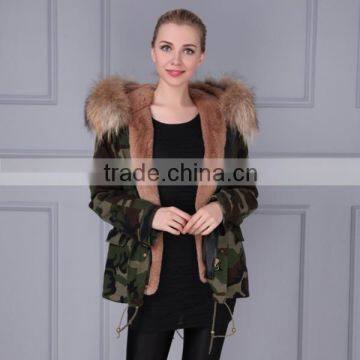 Pure popular jacket with natural faux fur lining Womens Korea star same style short styel jacket                        
                                                                                Supplier's Choice