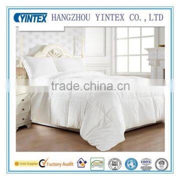 Polyester Microfiber Filling Comforter White Hotel Duvet