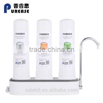 3 stage filter portable home kitchen faucet filter desktop direct drinking water filter housing