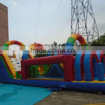 2016 hot commercial rainbow inflatable bouncer