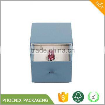 custom printing foil stamping drawer packaging box for jewelry
